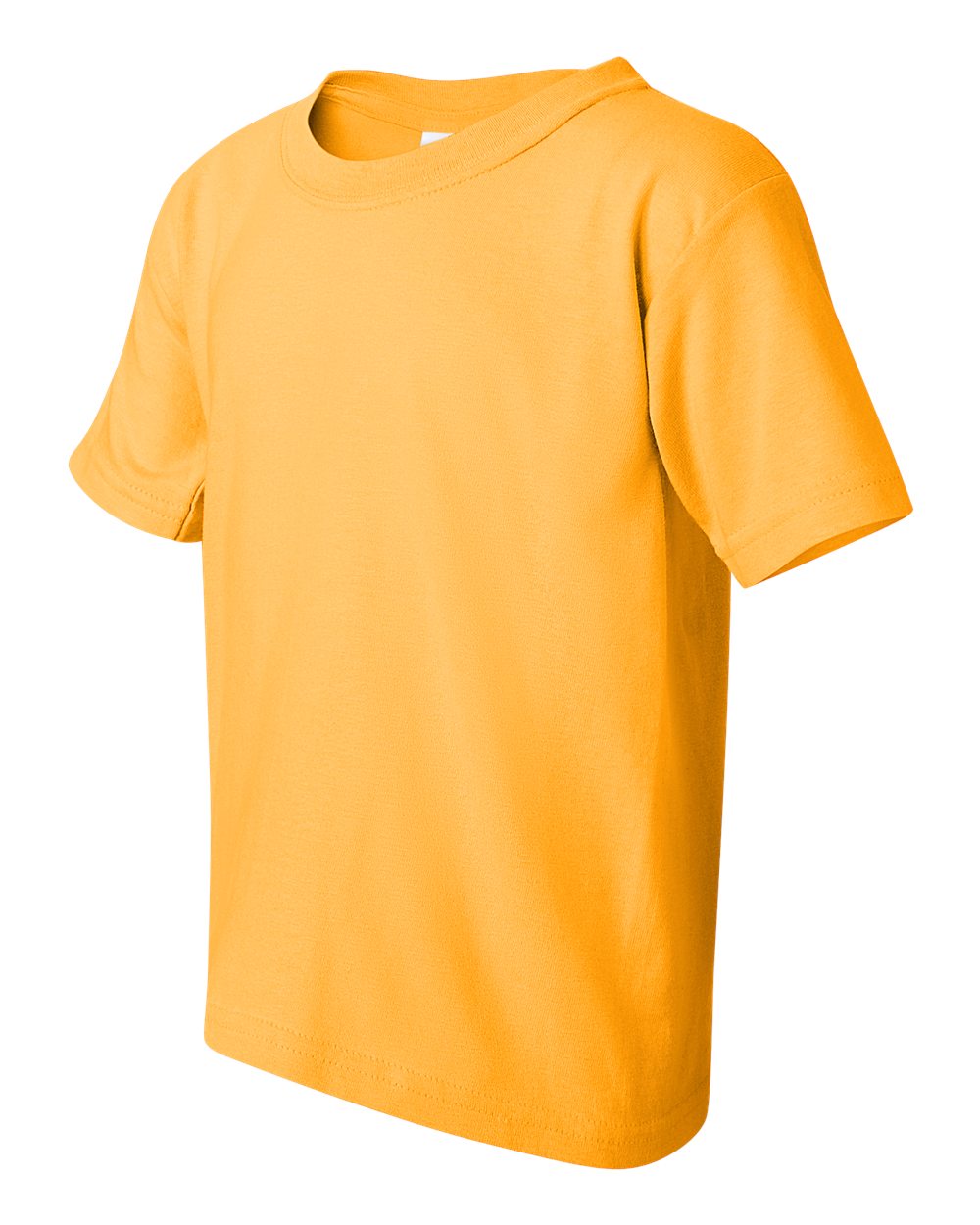 Gildan Heavy Cotton Youth T-Shirt Gold Soft Cotton Pre-Shrunk Jersey Knit