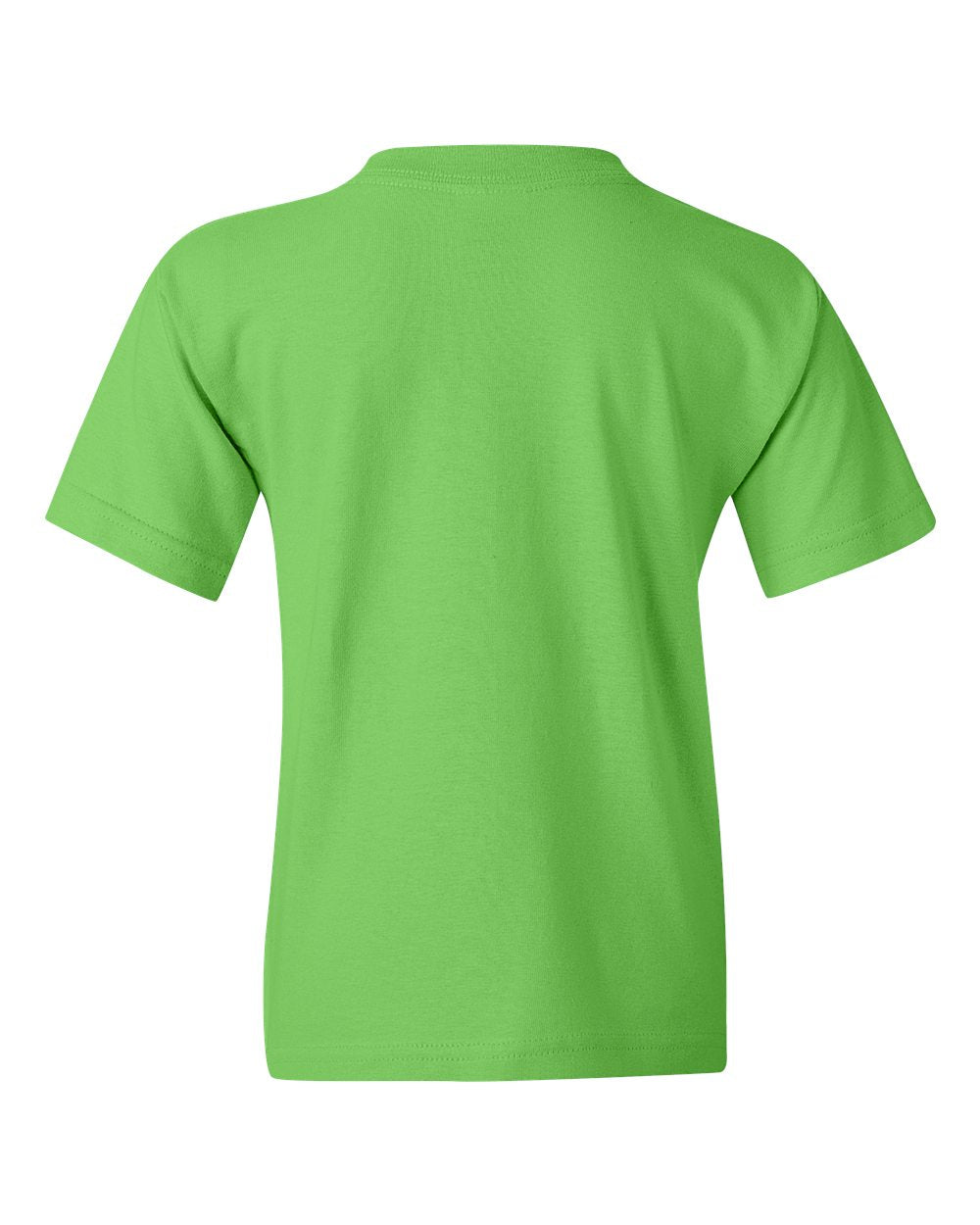 Gildan Heavy Cotton Youth T-Shirt Lime Soft Cotton Pre-Shrunk Jersey Knit