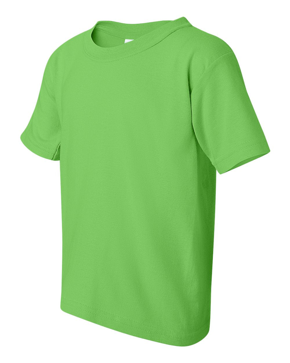 Gildan Heavy Cotton Youth T-Shirt Lime Soft Cotton Pre-Shrunk Jersey Knit