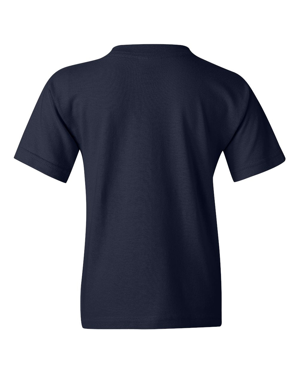 Gildan Heavy Cotton Youth T-Shirt Navy Soft Durable Pre-Shrunk 100% Cotton