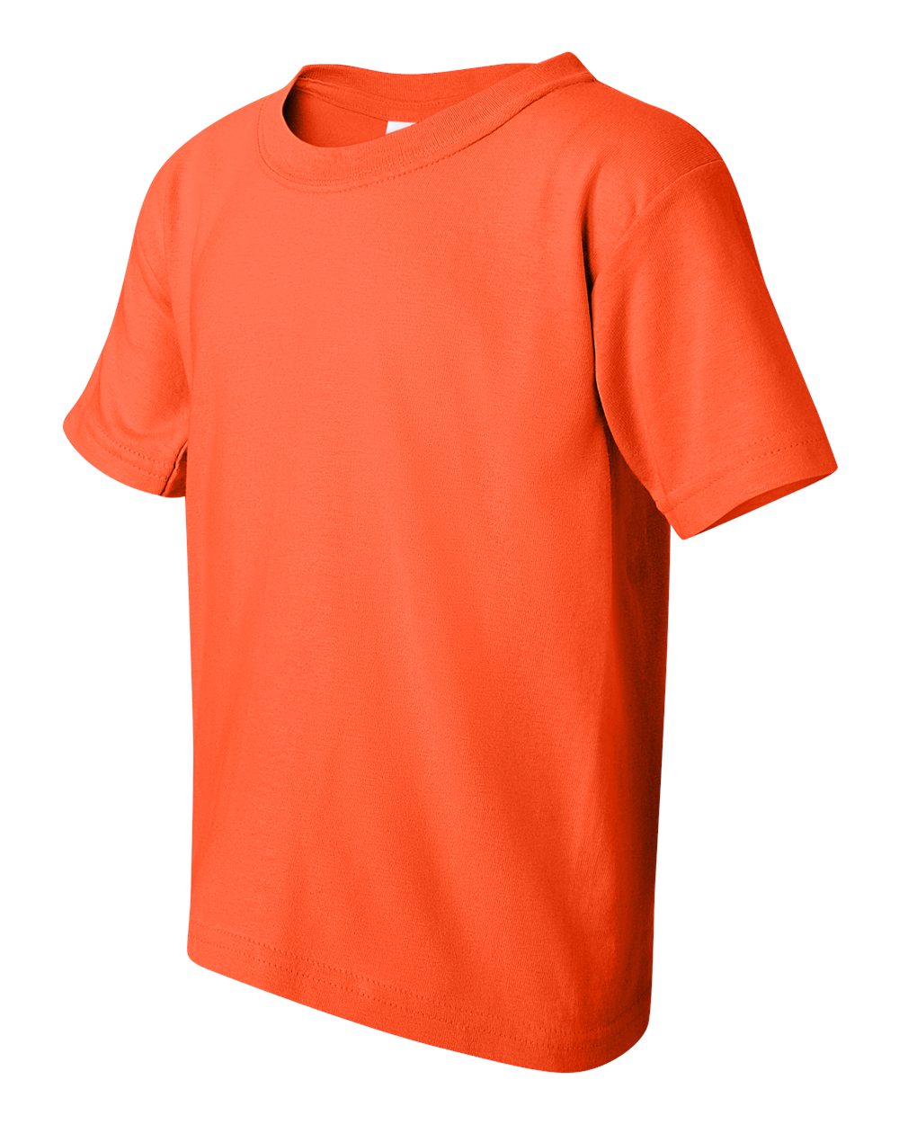 Gildan Heavy Cotton Youth T-Shirt Orange Soft Cotton Durable Kids Tee