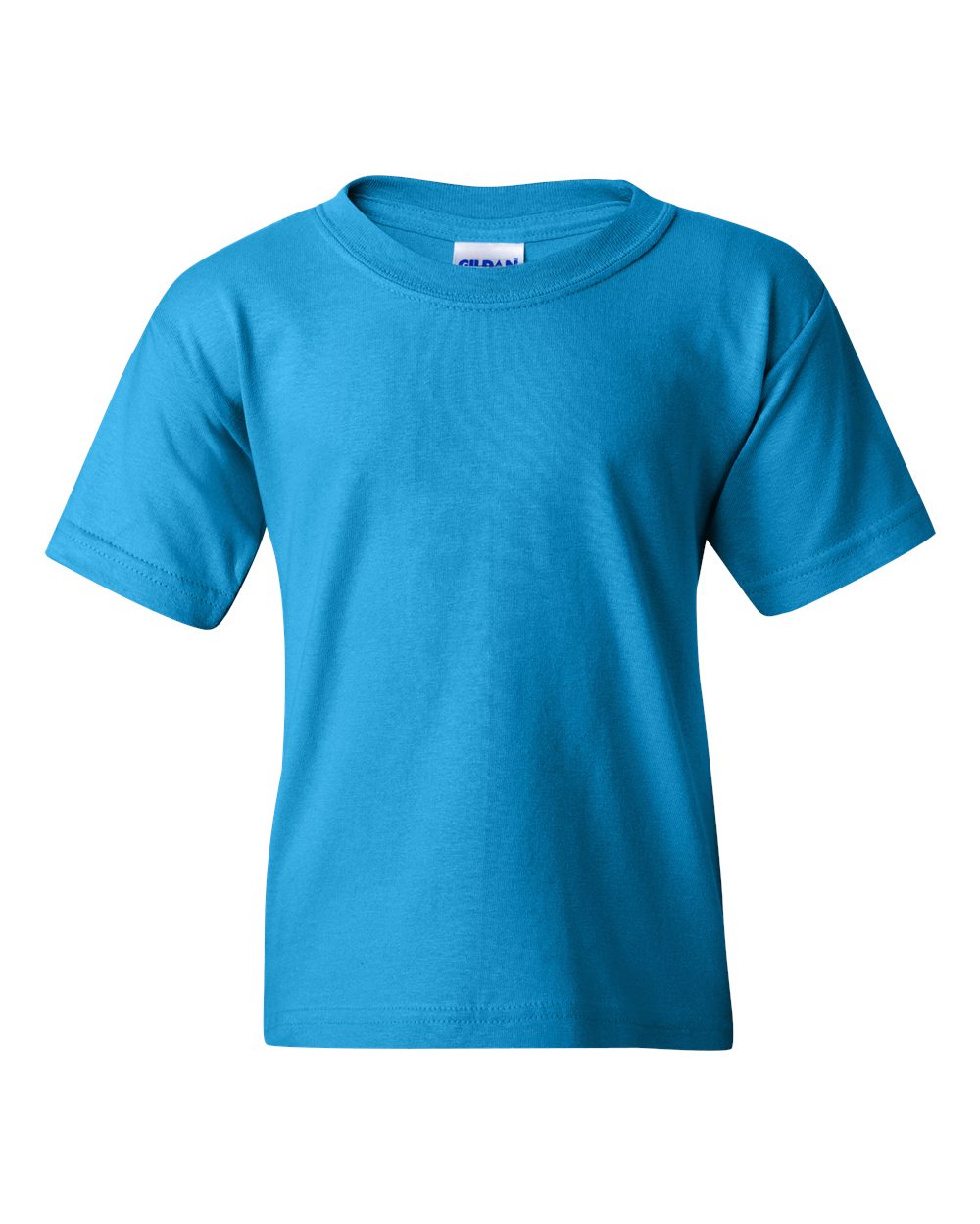 Gildan Heavy Cotton Youth T-Shirt Sapphire Soft Cotton Pre-Shrunk 100% Cotton
