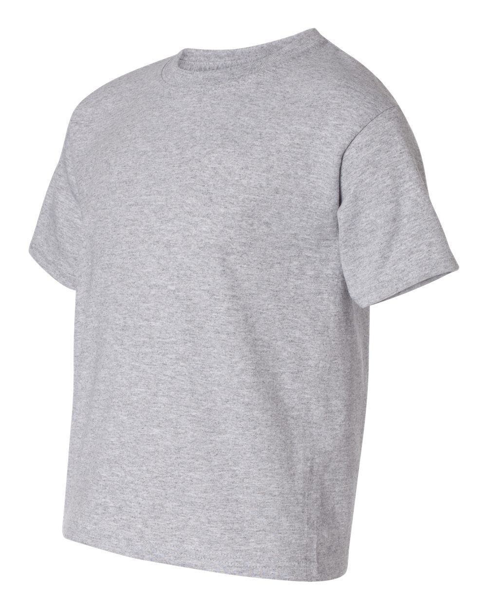 Gildan Heavy Cotton Youth T-Shirt Sport Grey Soft Cotton Pre-Shrunk 100% Cotton