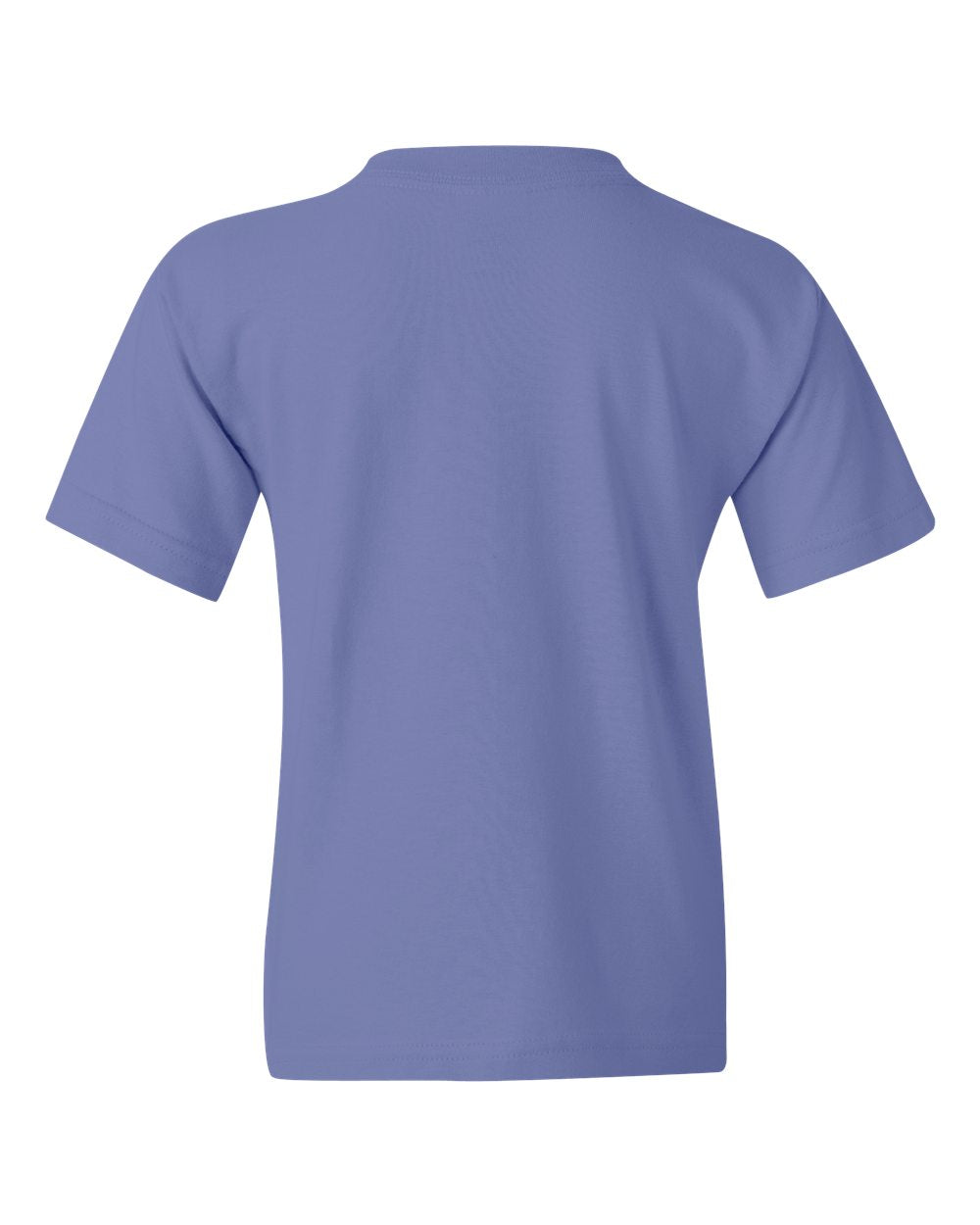 Gildan Heavy Cotton Youth T-Shirt Violet Soft Cotton Pre-Shrunk Jersey Knit