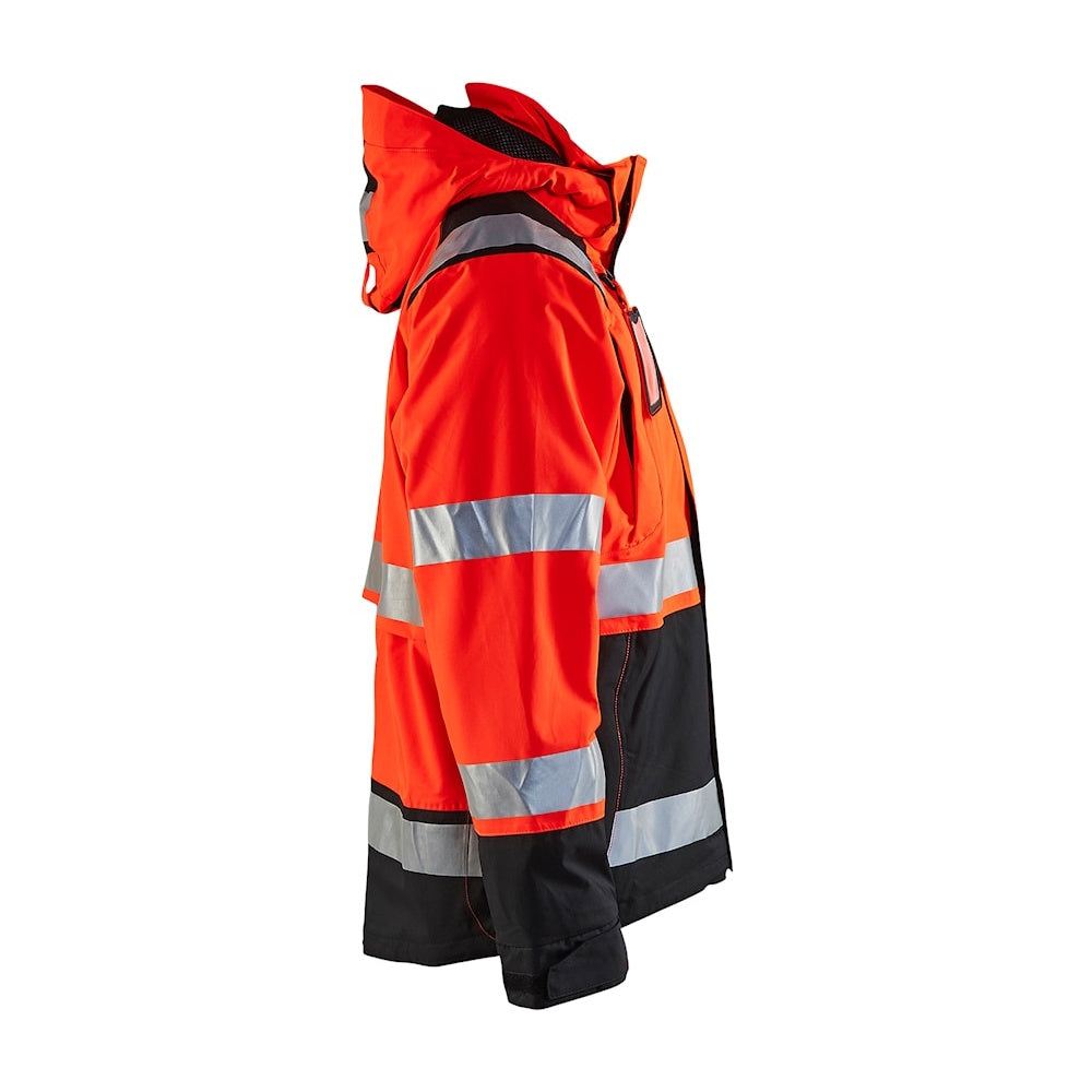 Blaklader Hi-Vis Shell Jacket 4987 Waterproof Breathable Reflective Safety Wear