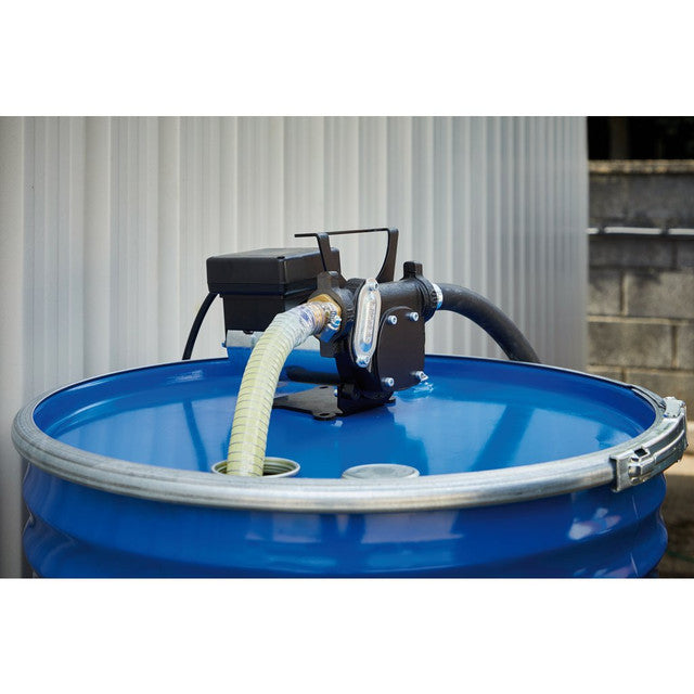 Draper Tools 12/24V Diesel Transfer Pump Self-Priming with Aluminium Nozzle