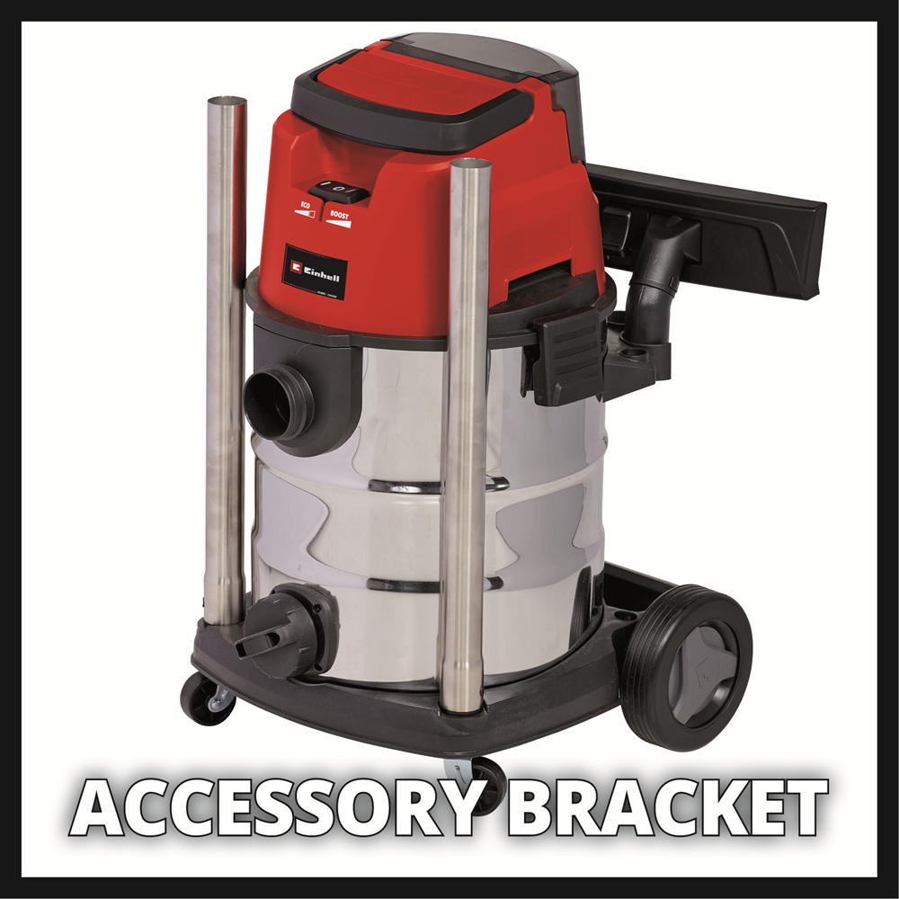 Einhell Power X-Change 36V Wet & Dry Vacuum Cleaner 25L StainlessSteel Body Only
