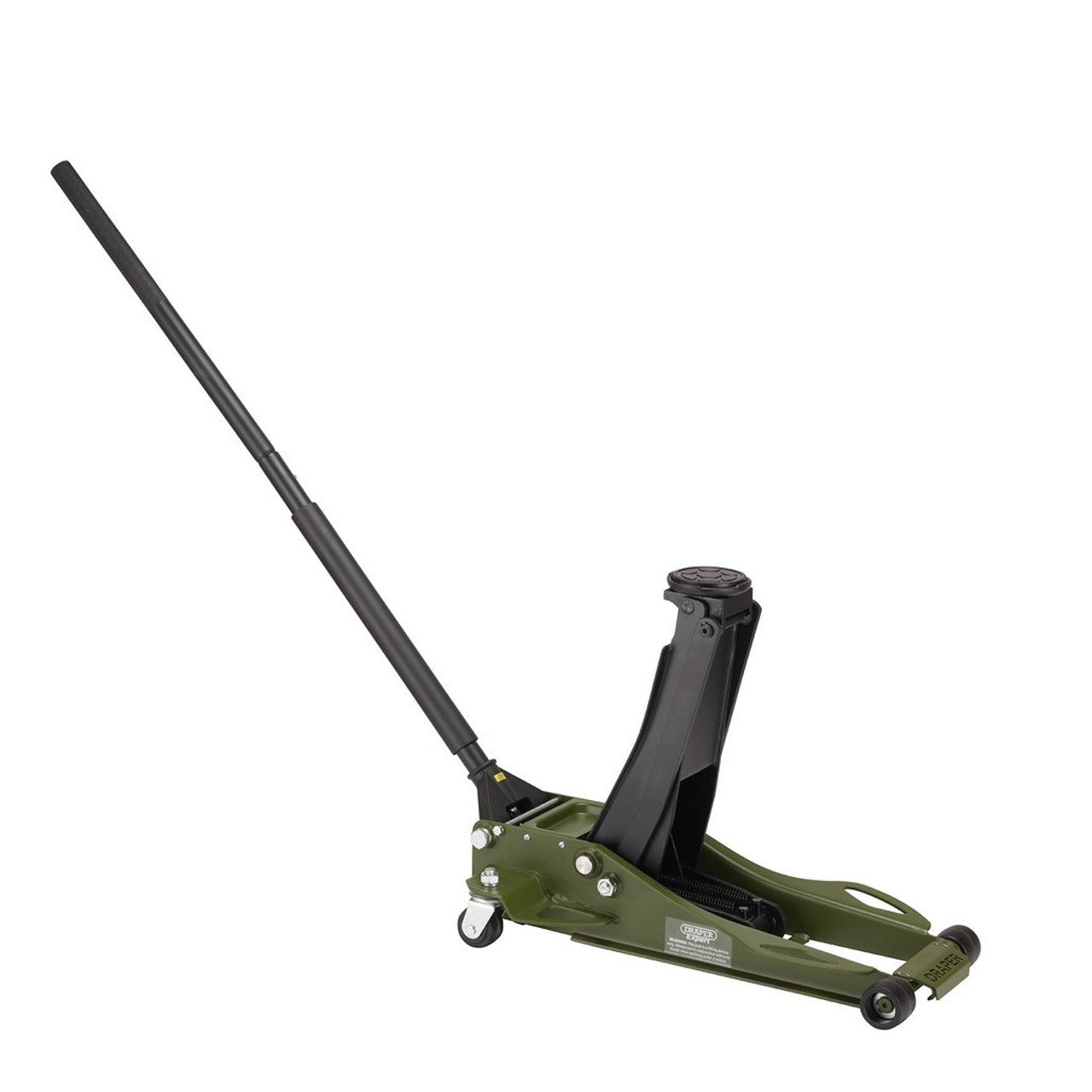 Draper Tools 3 Tonne Low Profile Fast Lift Garage Trolley Jack Green