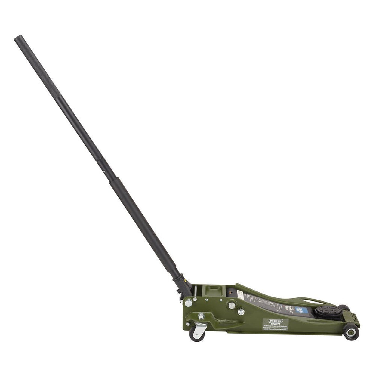 Draper Tools 3 Tonne Low Profile Fast Lift Garage Trolley Jack Green