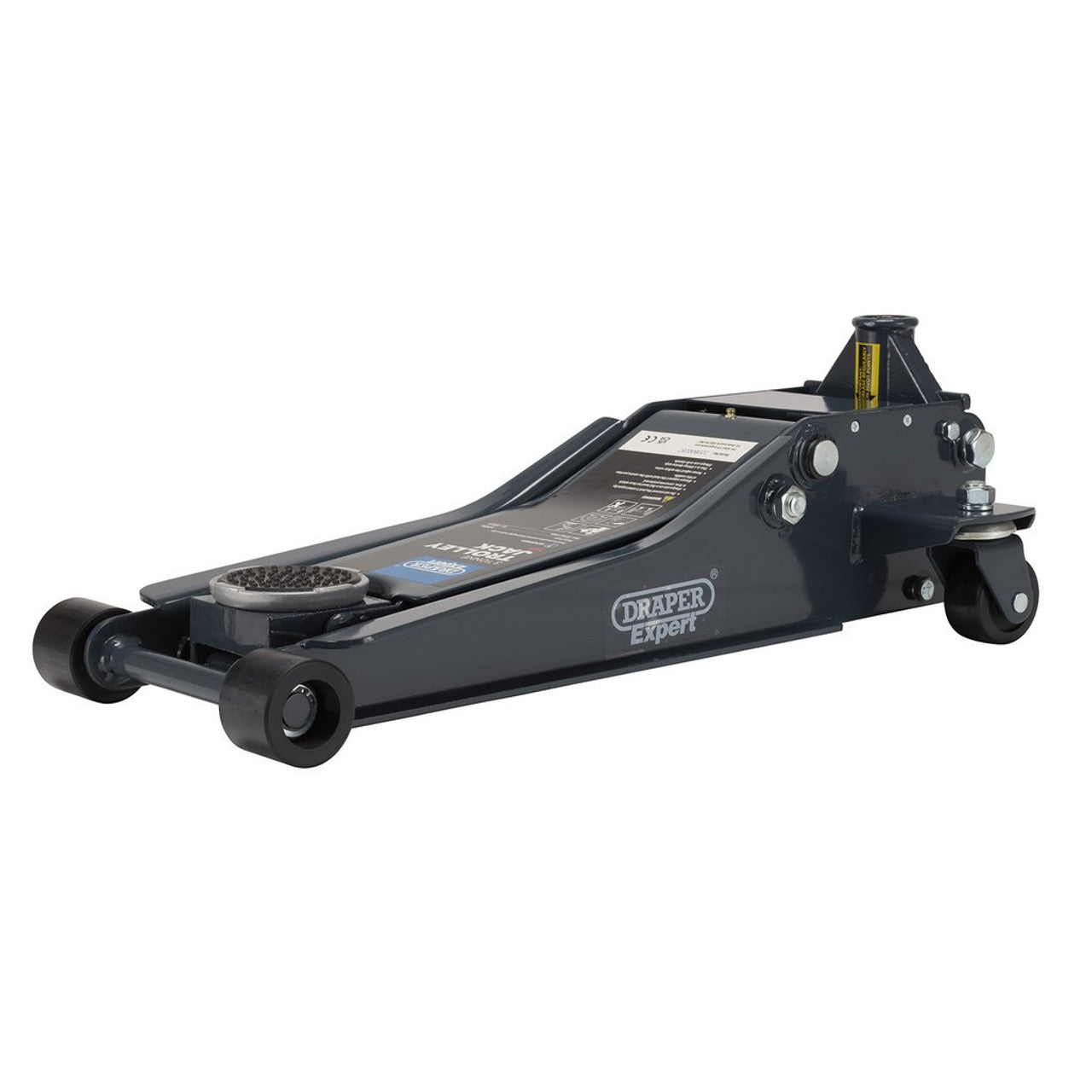 Draper Tools 3 Tonne Low Profile Garage Trolley Jack with Fast Lift Feature