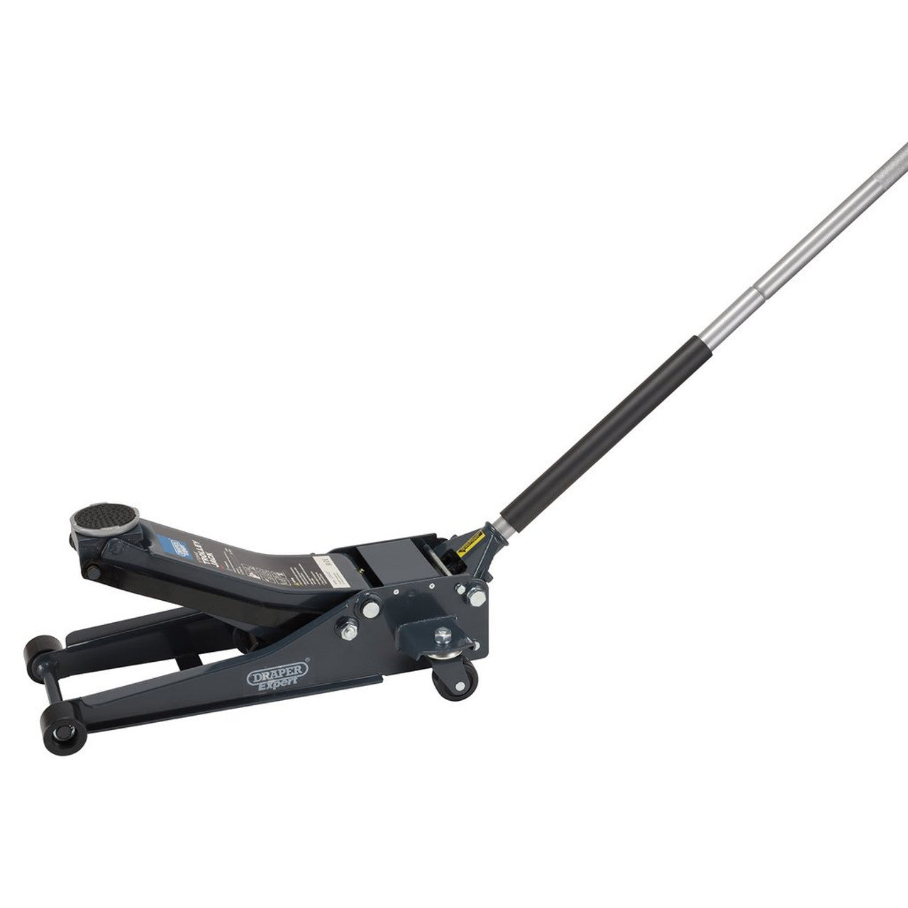 Draper Tools 3 Tonne Low Profile Garage Trolley Jack with Fast Lift Feature