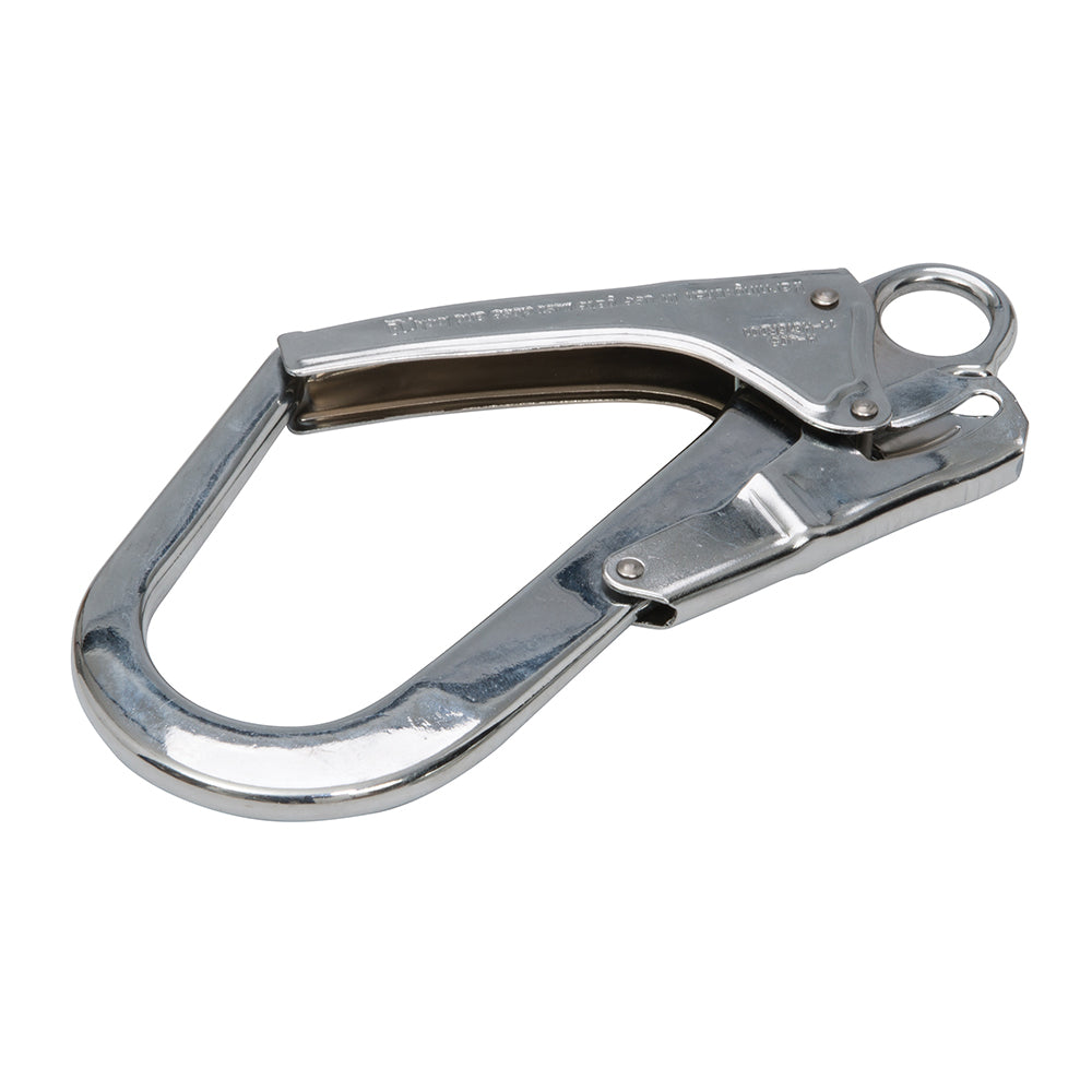 Silverline Scaffold Hook Forged Alloy Steel Locking Lever Max Gate 56mm EN362