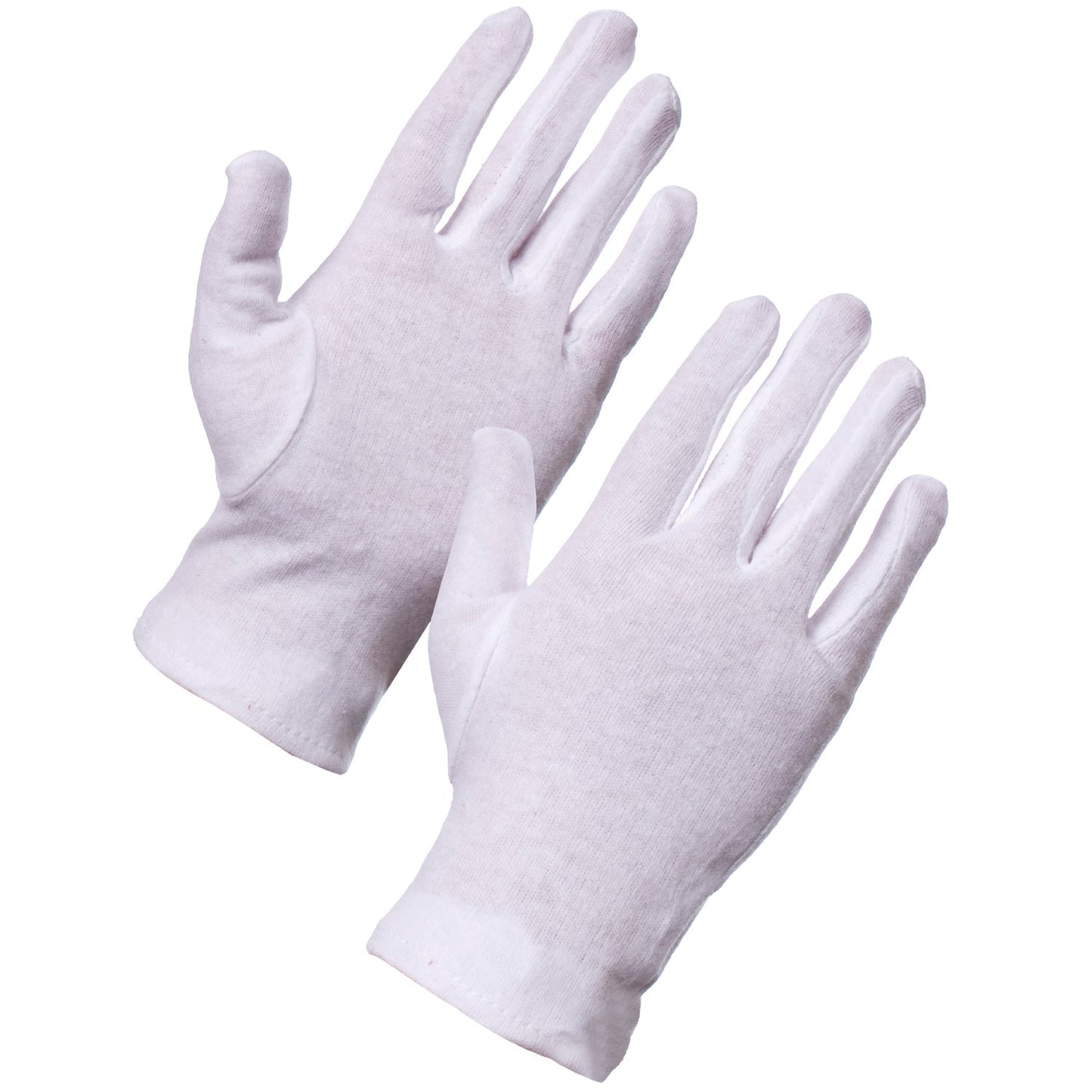 Supertouch Cotton Forchette Gloves Ladies 10'' Fitted Hygiene Inspect. 50 Pairs