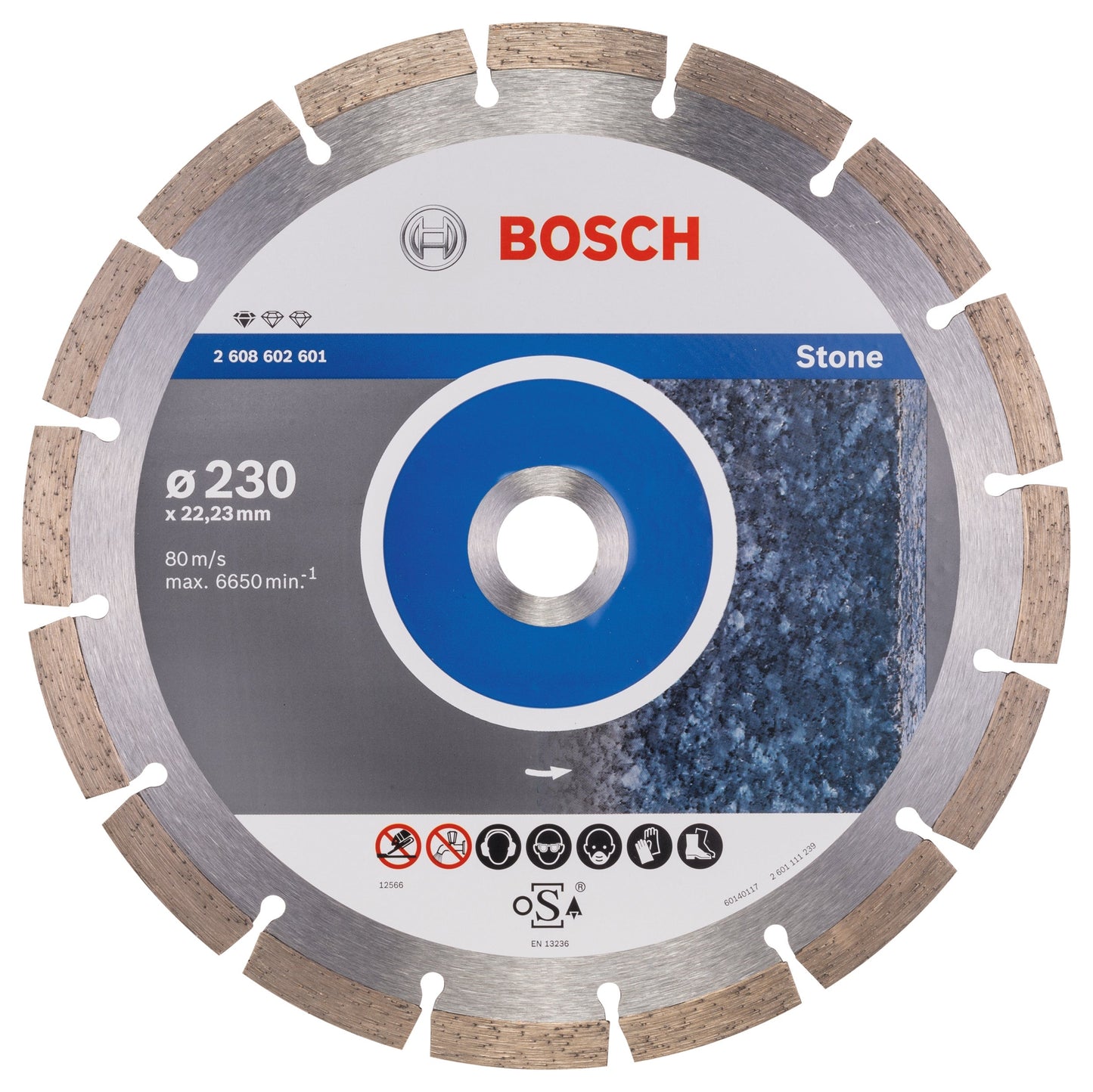 Bosch Professional Diamond Cutting Disc 230mm for Stone - High Quality Cuts