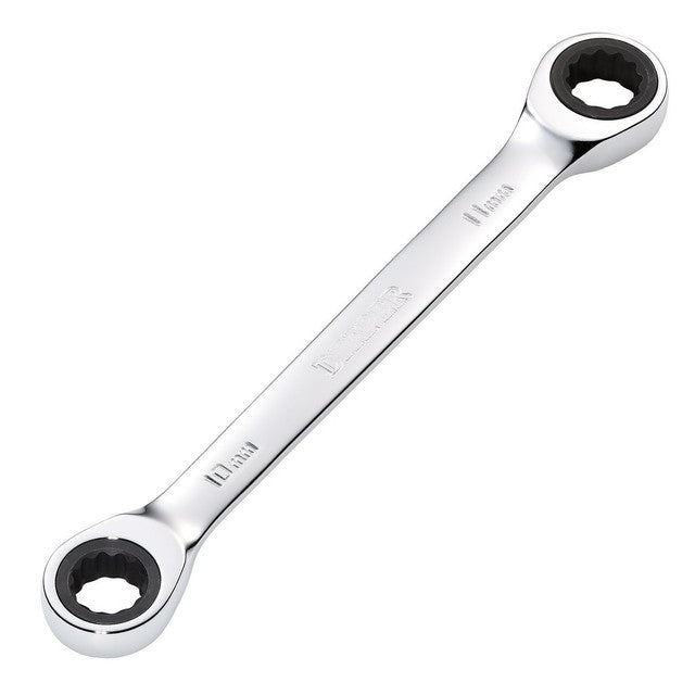 Draper HI-TORQ Metric Double Ratchet Ring Spanner 10x11mm Chrome Vanadium