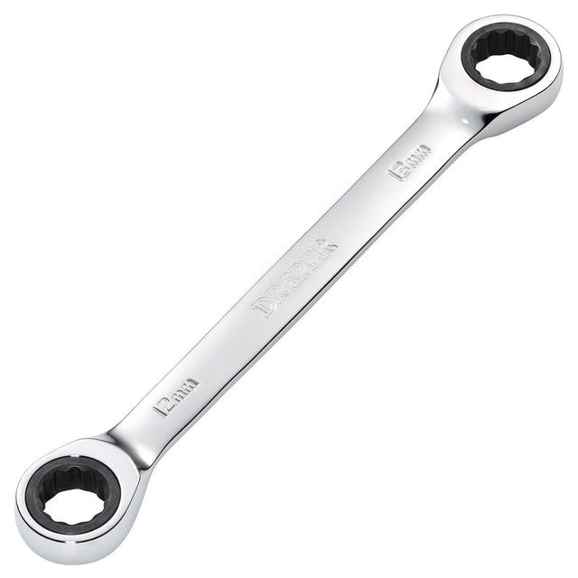 Draper HI-TORQ Metric Double Ratchet Ring Spanner 12x13mm Chrome Vanadium