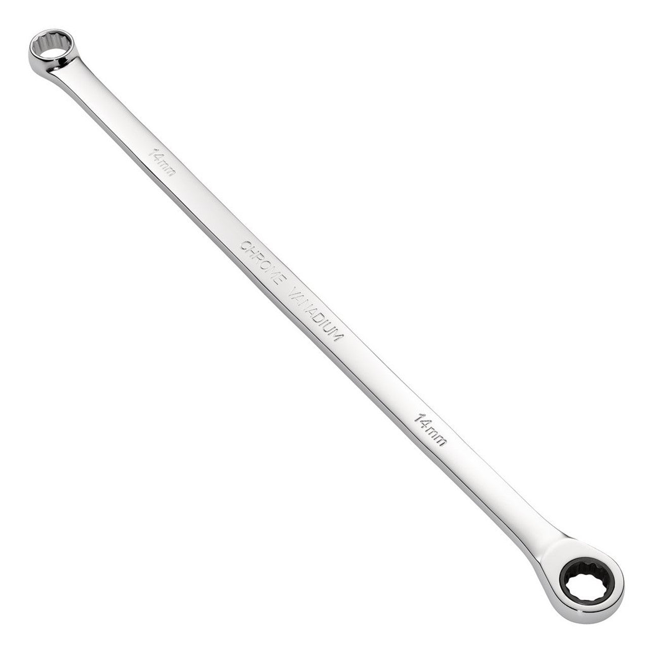 Draper HI-TORQ Metric Extra-Long Double Ring Ratchet Spanner 14mm 90-Tooth