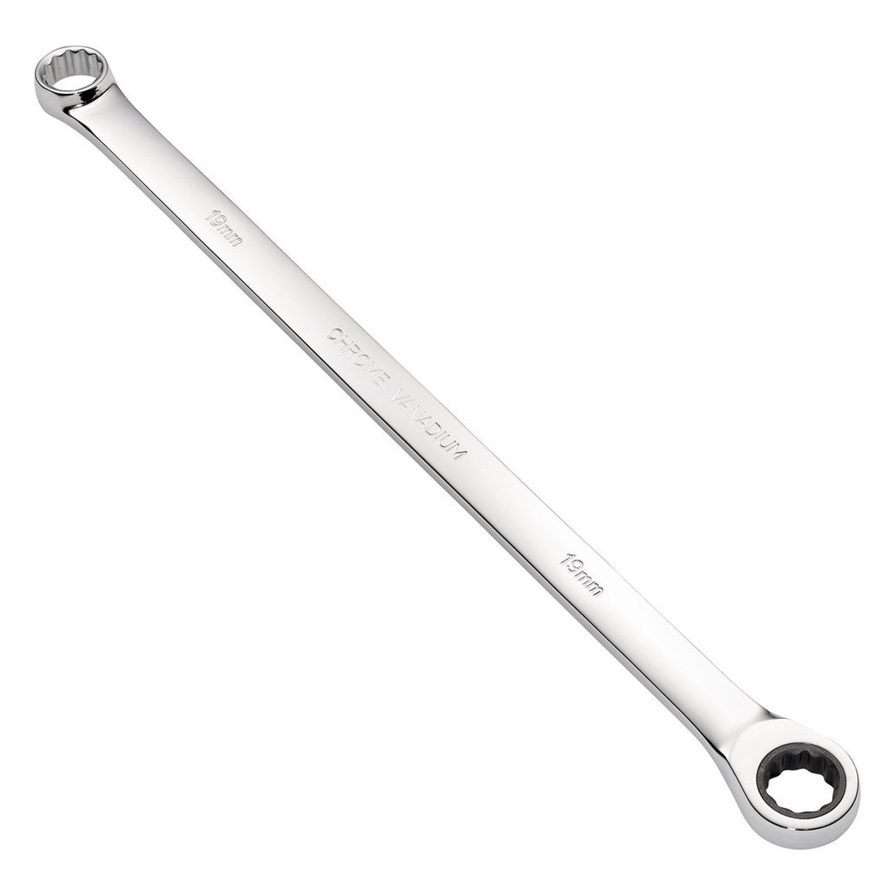 Draper HI-TORQ Metric Extra-Long 19mm Double Ring Ratchet Spanner Tool