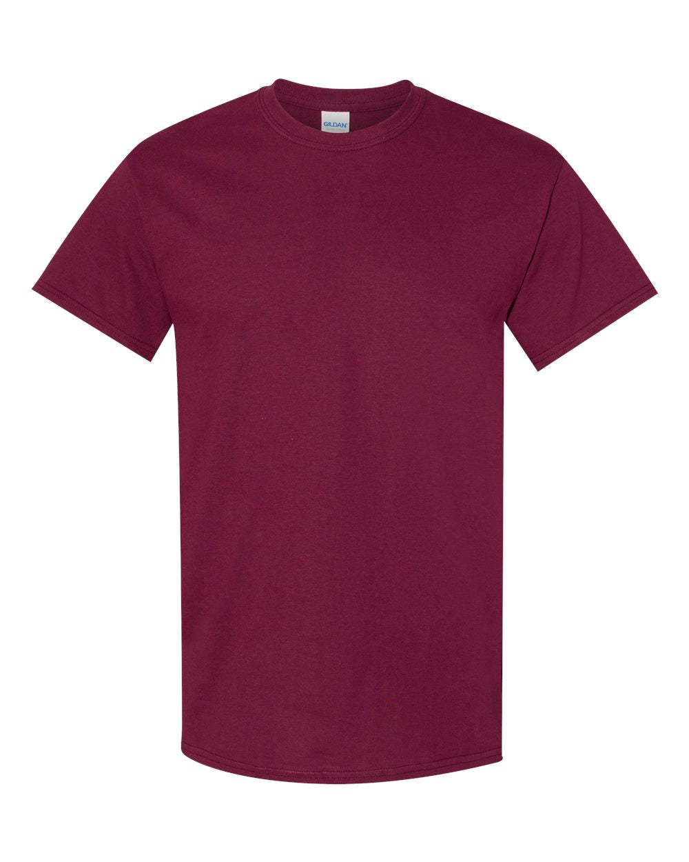 Gildan Heavy Cotton Youth T-Shirt Maroon Soft Durable Pre-Shrunk 100% Cotton