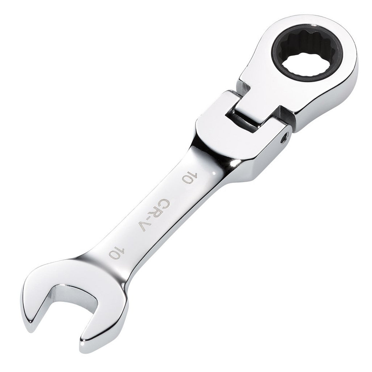 Draper HI-TORQ Metric Stubby Flexible Head Ratchet Spanner 10mm 90-Tooth
