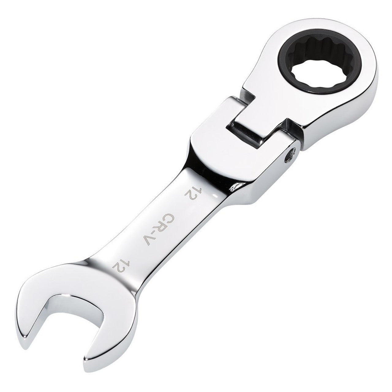 Draper HI-TORQ Metric Stubby Flexible Head Ratchet Spanner 12mm 90-Tooth