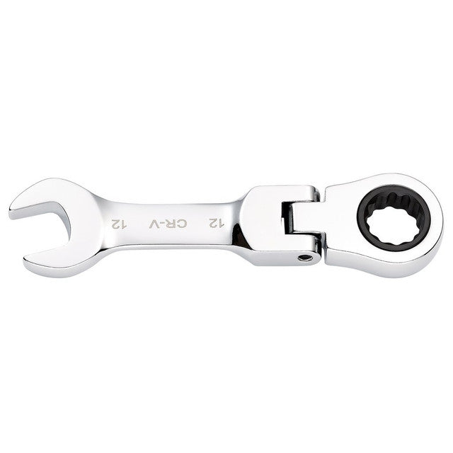 Draper HI-TORQ Metric Stubby Flexible Head Ratchet Spanner 12mm 90-Tooth