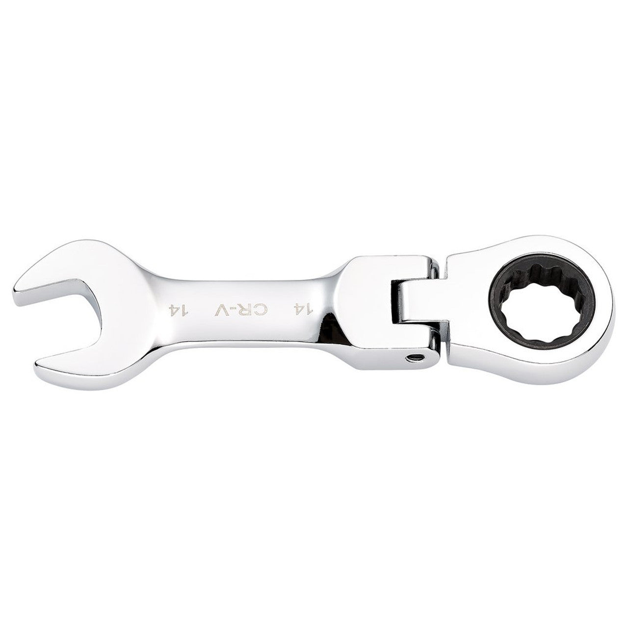 Draper HI-TORQ Metric Stubby Flexible Head Ratchet Spanner 14mm 90-Tooth