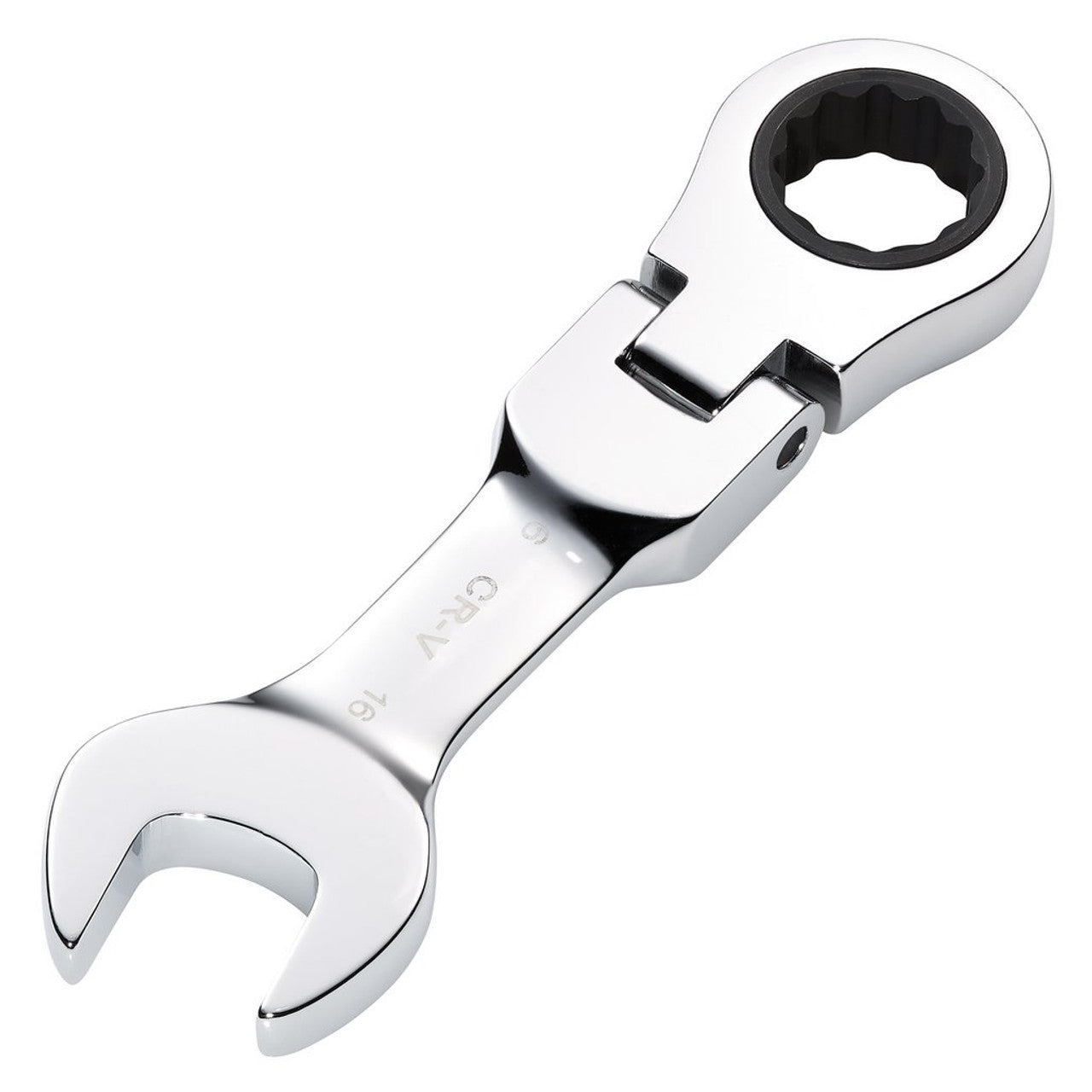 Draper HI-TORQ Metric Stubby Flexible Head Ratchet Spanner 16mm 90-Tooth