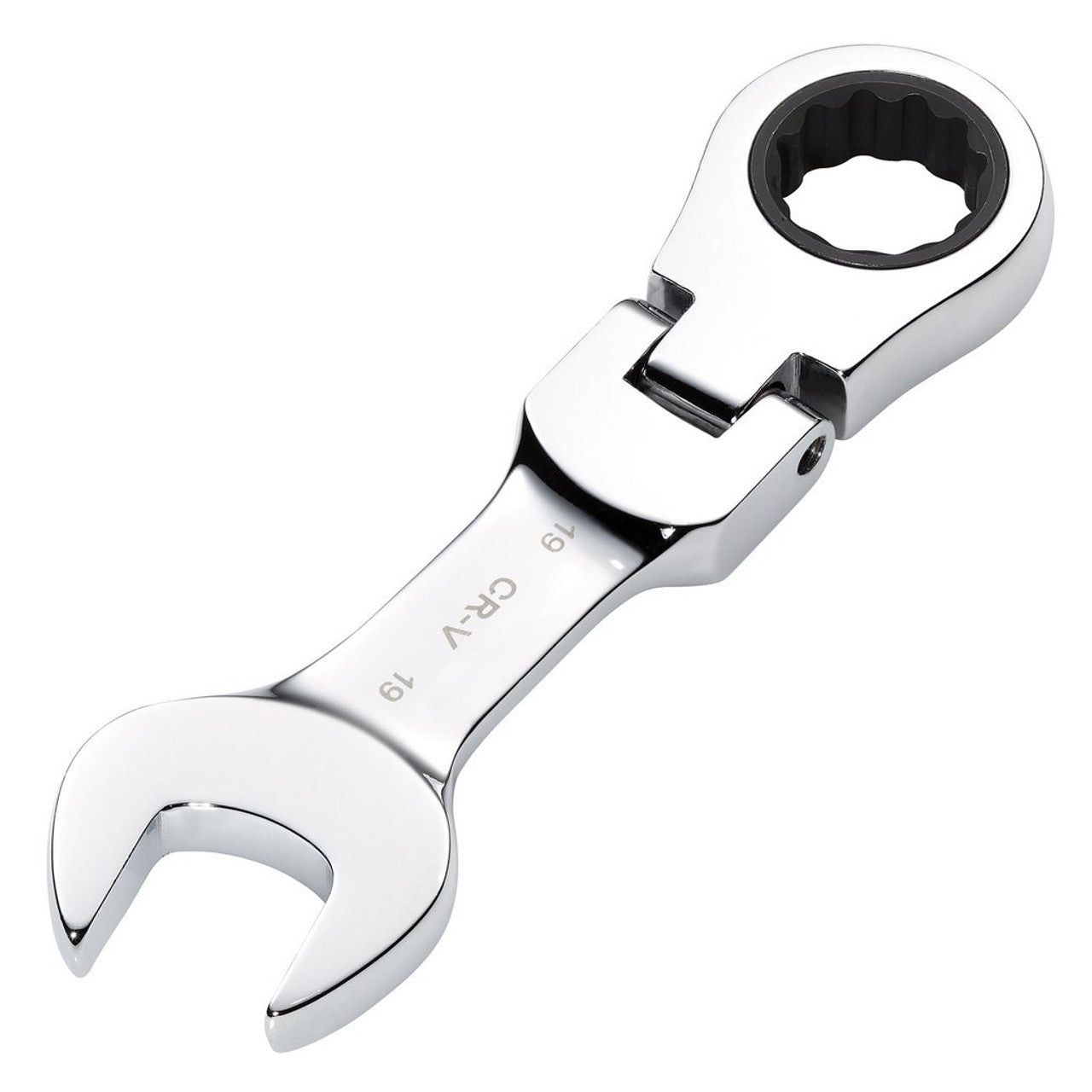 Draper HI-TORQ Metric Stubby Flexible Head Ratchet Spanner 19mm 90-Tooth
