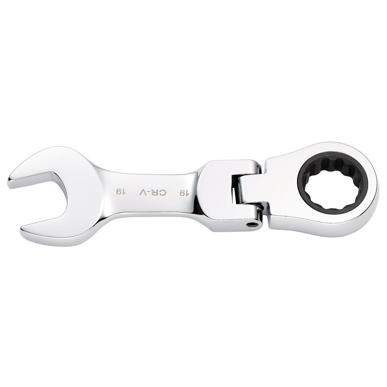 Draper HI-TORQ Metric Stubby Flexible Head Ratchet Spanner 19mm 90-Tooth
