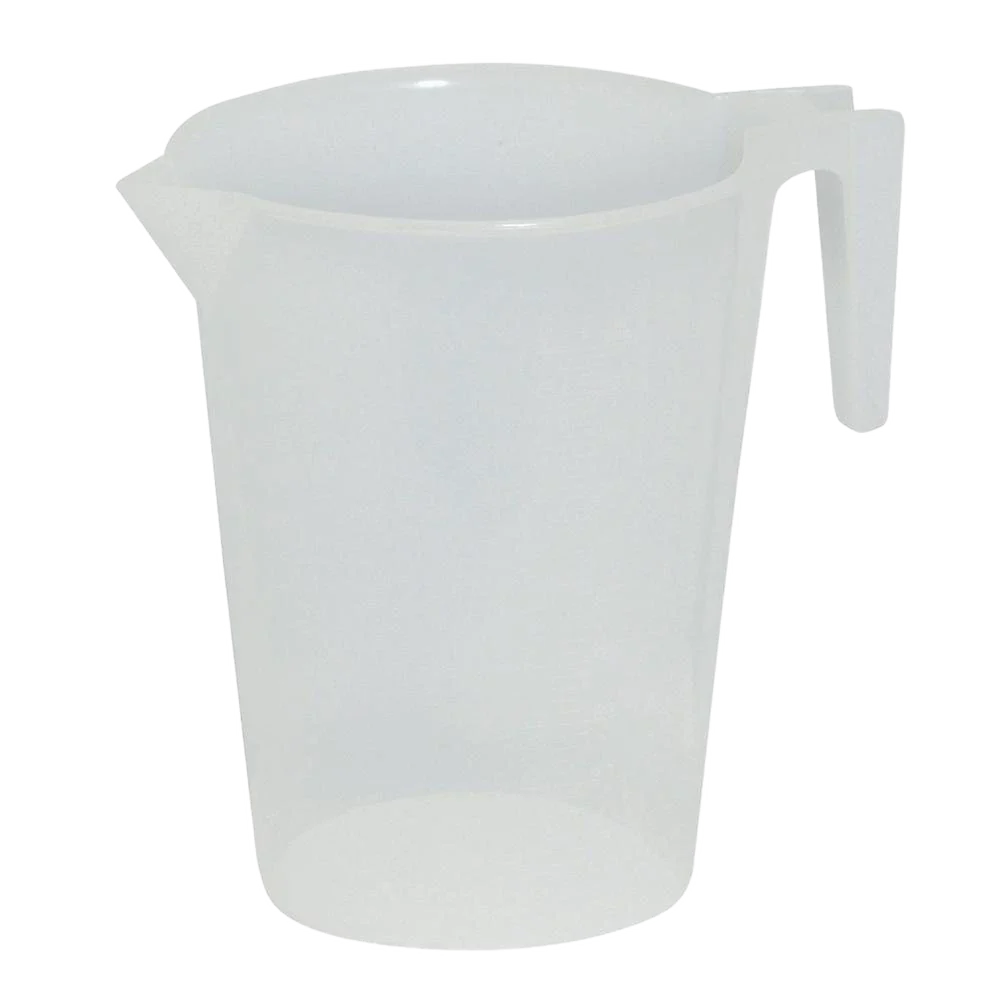 Silverline Measuring Jug 1L Polyethylene with Metric Graduations and Pouring Lip