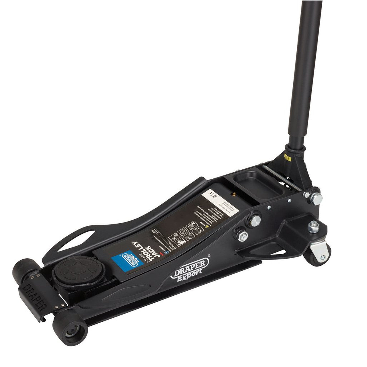 Draper Tools 3 Tonne Low Profile Fast Lift Garage Trolley Jack 78-510mm