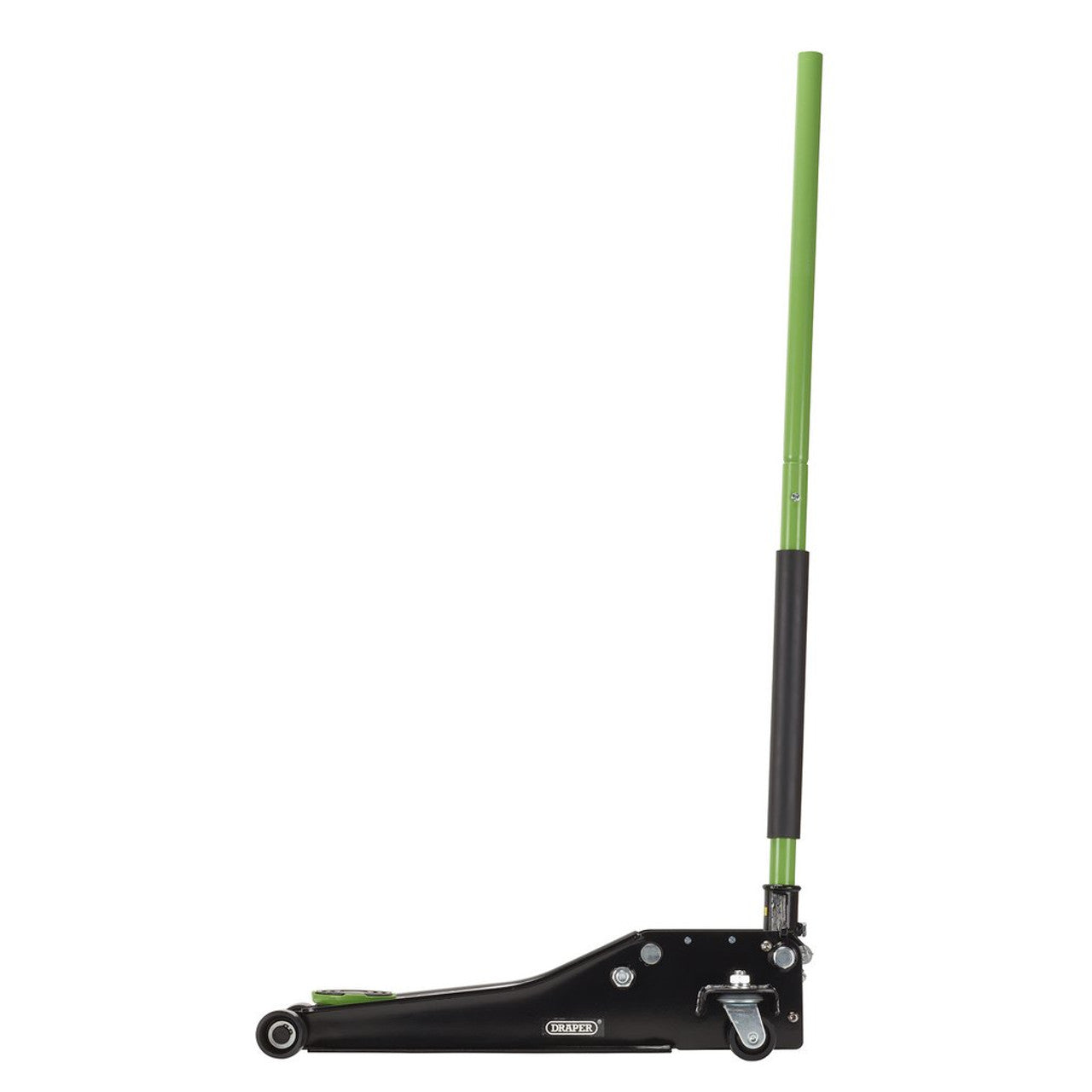 Draper Tools 3 Tonne Low Profile Trolley Jack with Quick Lift & Safety Features