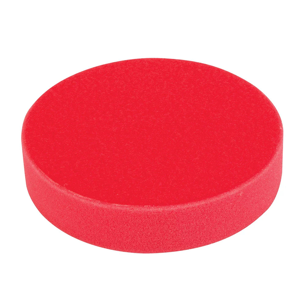 Silverline Ultra-Soft Red Hook & Loop Polishing Foam Head 180mm for Cars