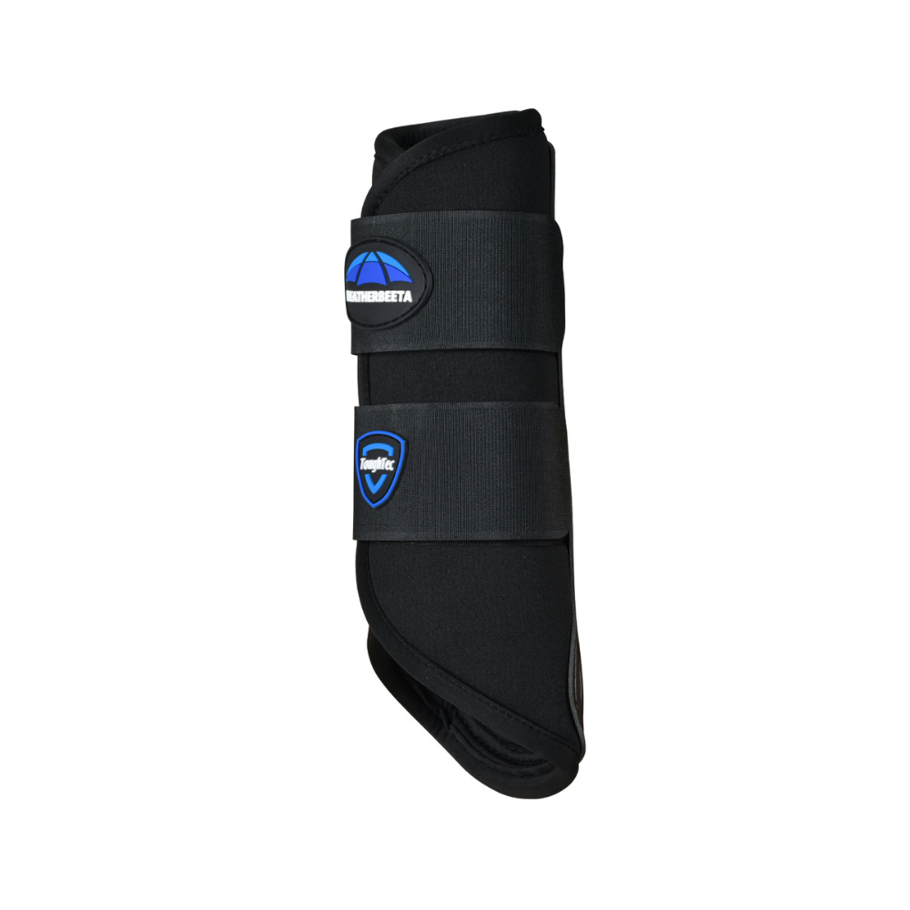 Weatherbeeta Tough-Tec Prime Brushing Boots #colour_black-black