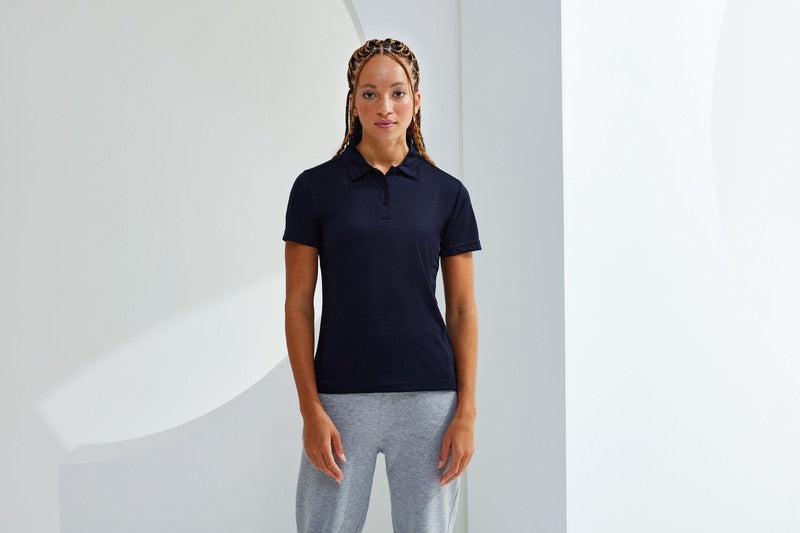 Women's TriDri Panelled Polo Shirt Short Sleeve Wicking Fabric XS-XL