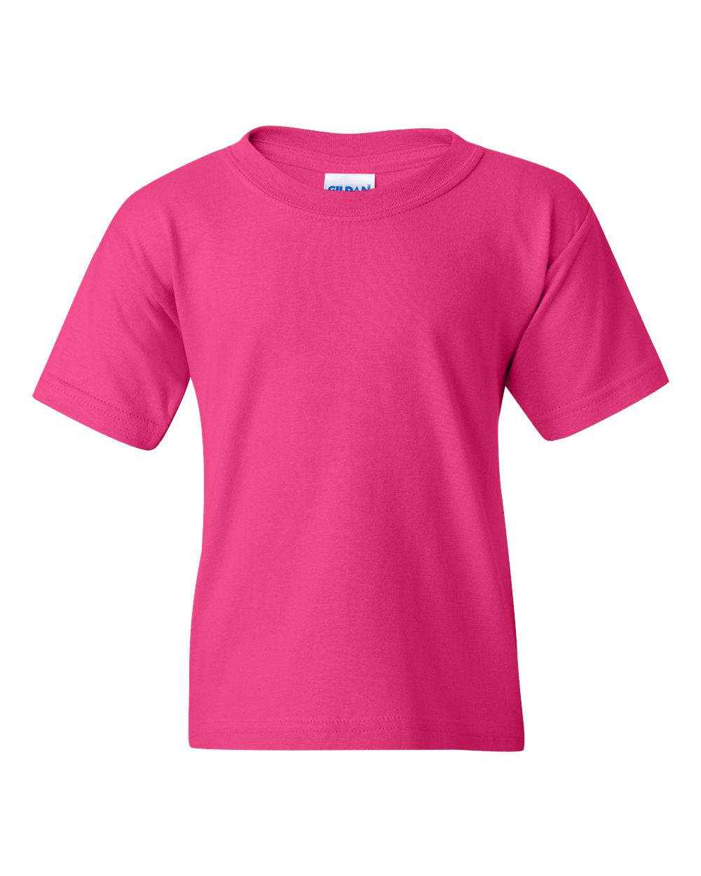 Gildan Heavy Cotton Youth T-Shirt Heliconia Soft Cotton Pre-Shrunk 100% Cotton