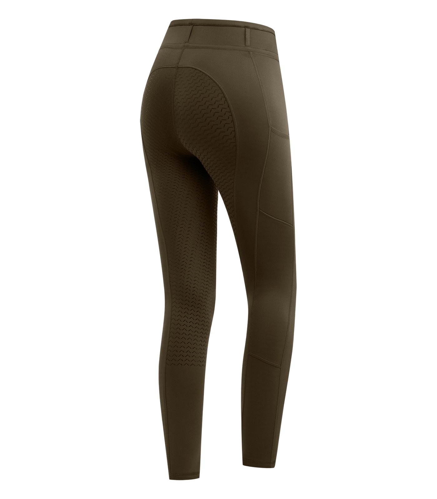 E.L.T Ella Ladies Riding Leggings #colour_green-brown