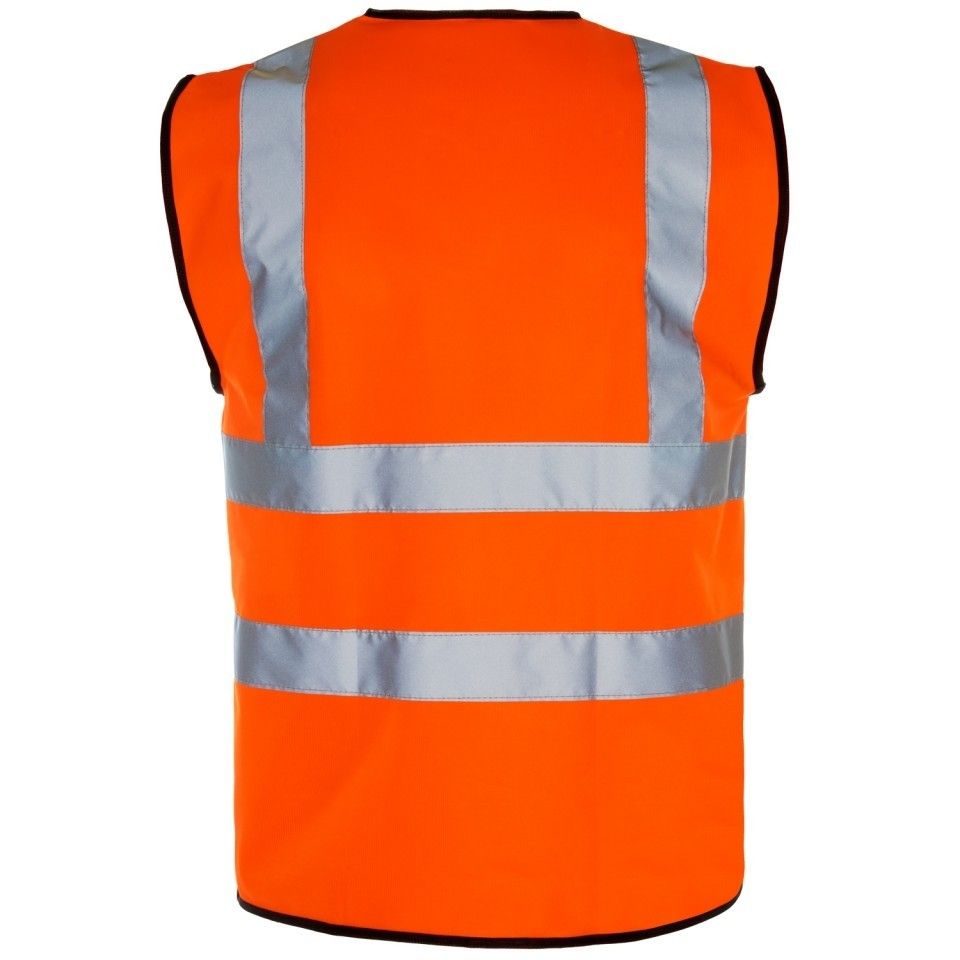 Supertouch Hi-Vis Vests 2 Band & Brace Printers Pack 100% Polyester 100 Pack