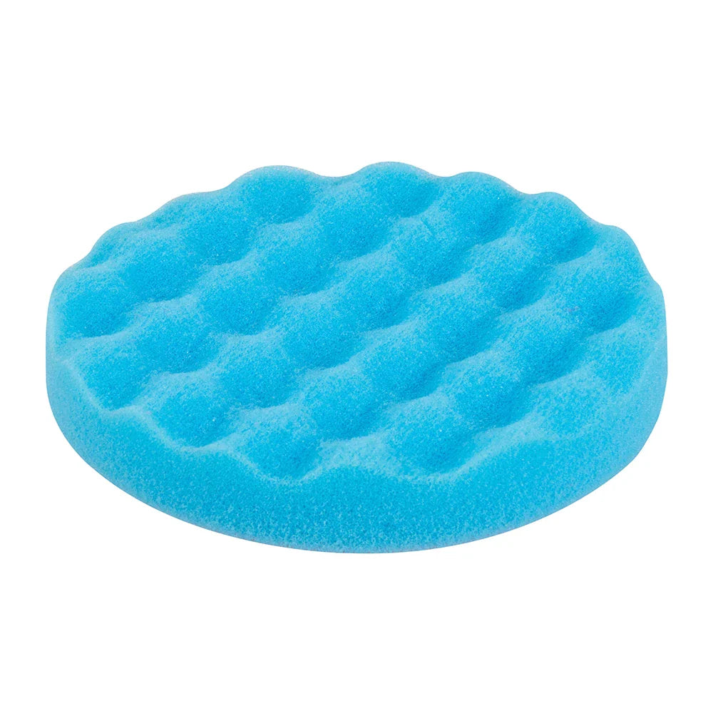 Silverline Hook & Loop Foam Polishing Head 150mm Waffle Surface AutomotiveMarine