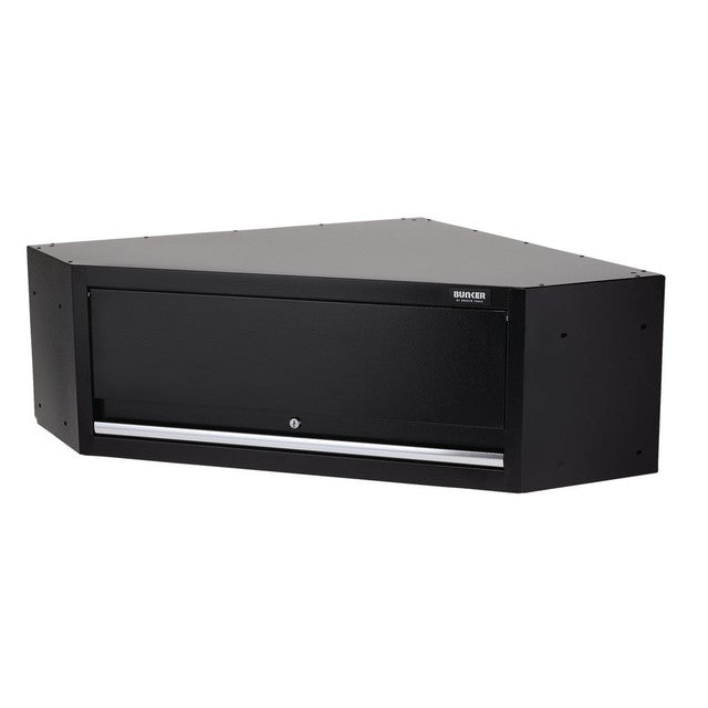 Draper Tools Bunker Modular Corner Wall Cabinet 865mm Steel Lockable Storage