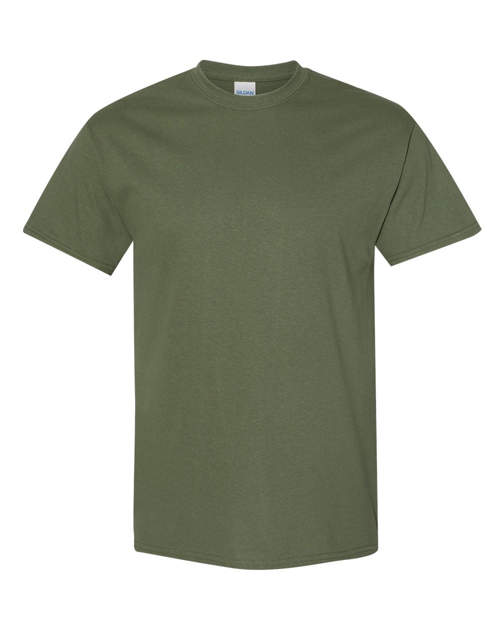 Gildan Heavy Cotton Youth T-Shirt Military Green Soft Durable Pre-Shrunk