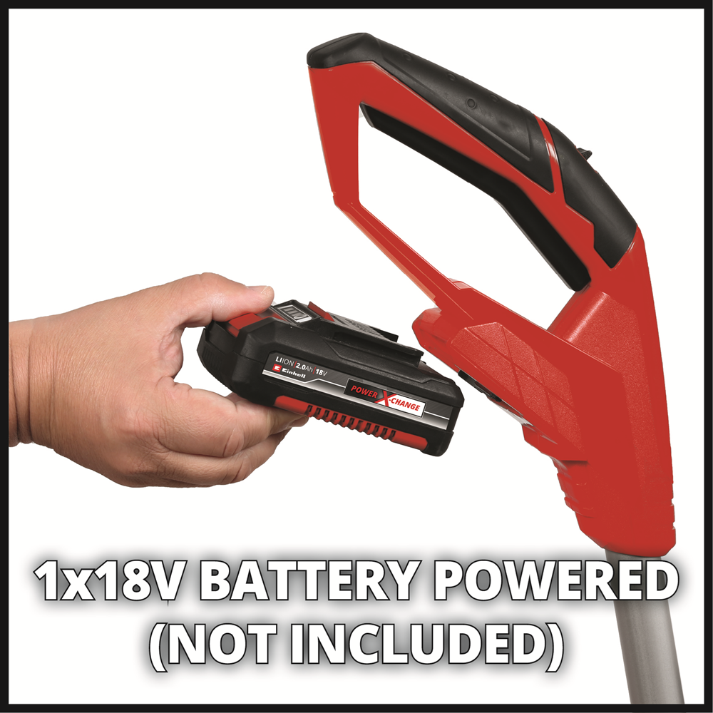 Einhell GE-CT 18 Li-Solo 18V Cordless Grass Trimmer 24cm Telescopic Handle