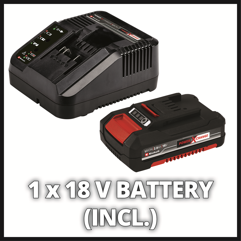Einhell Power X-Change 18V Leaf Blower with 2.0Ah Battery & Charger Included