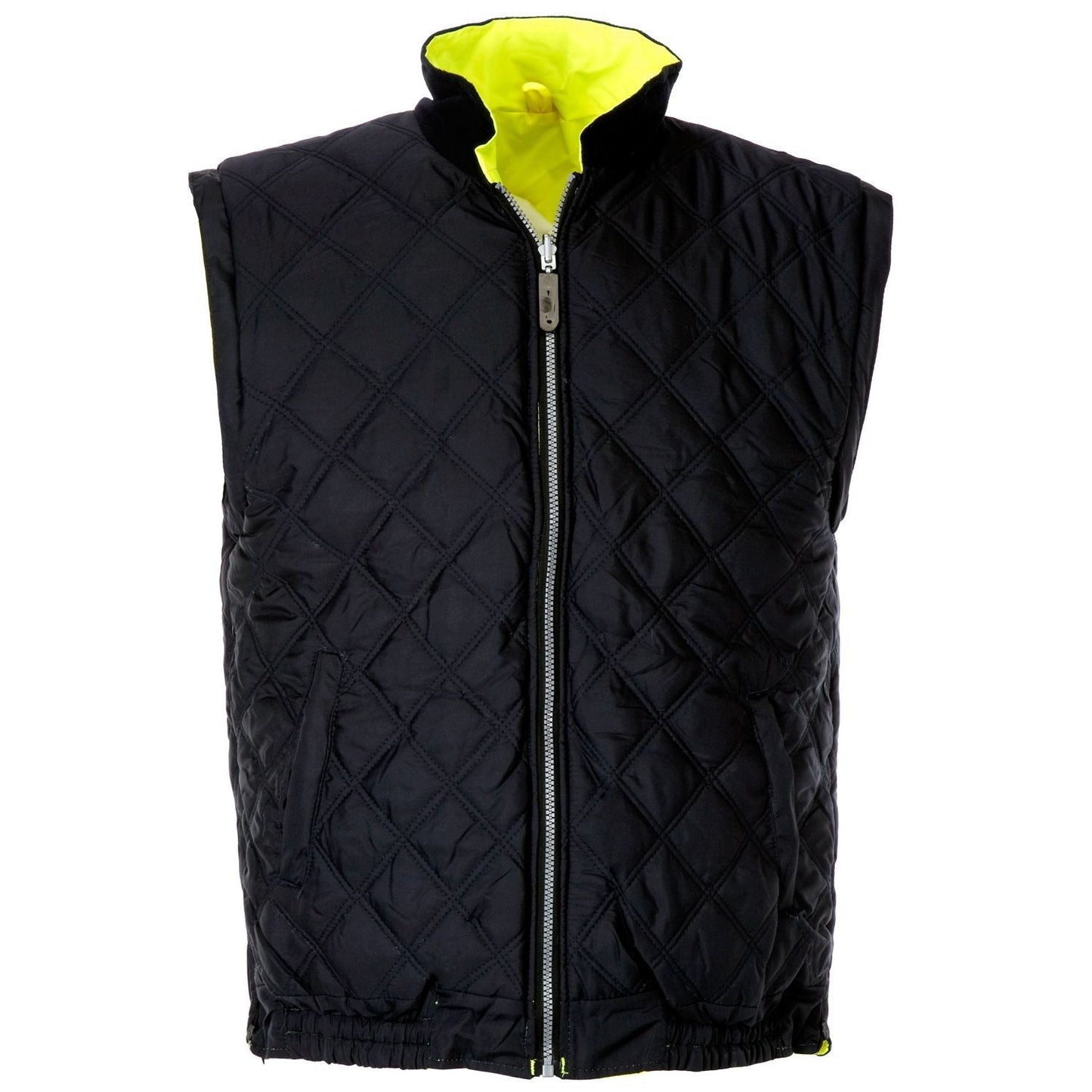 Supertouch Hi Vis Yellow 7 in 1 Parka with Detachable Sleeves & Hood