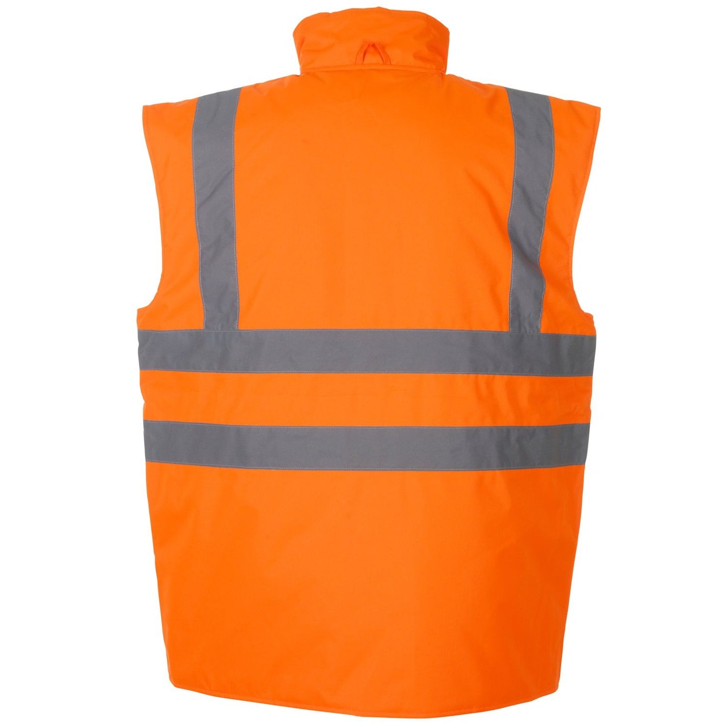 Supertouch Hi Vis Orange Reversible Bodywarmer with Quilted Lining