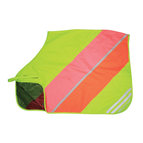 HY Horse Equestrian Reflector Quarter Mesh Exercise Sheet Waterproof Safety