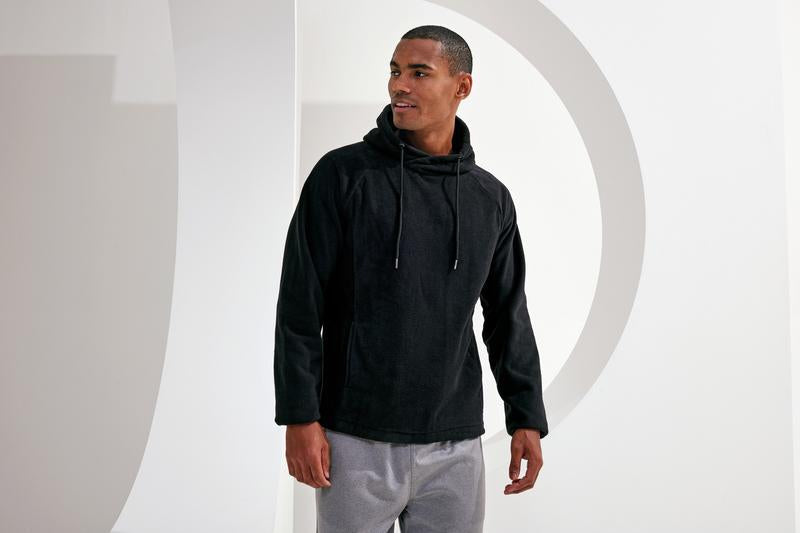 TriDri Microfleece Hoodie with Concealed Pockets and Adjustable Hem - Soft Fit