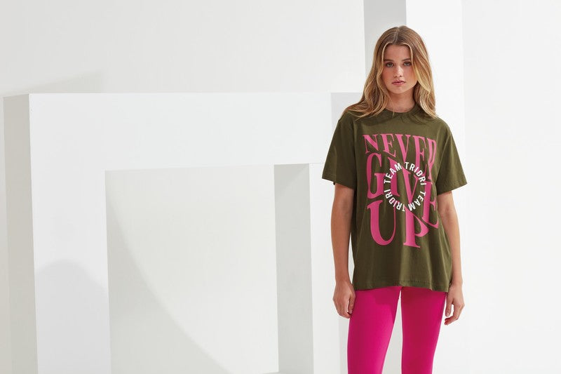 TriDri Women's Organic Boxy Oversized T-Shirt Crew Neck Drop Shoulder XS-XL