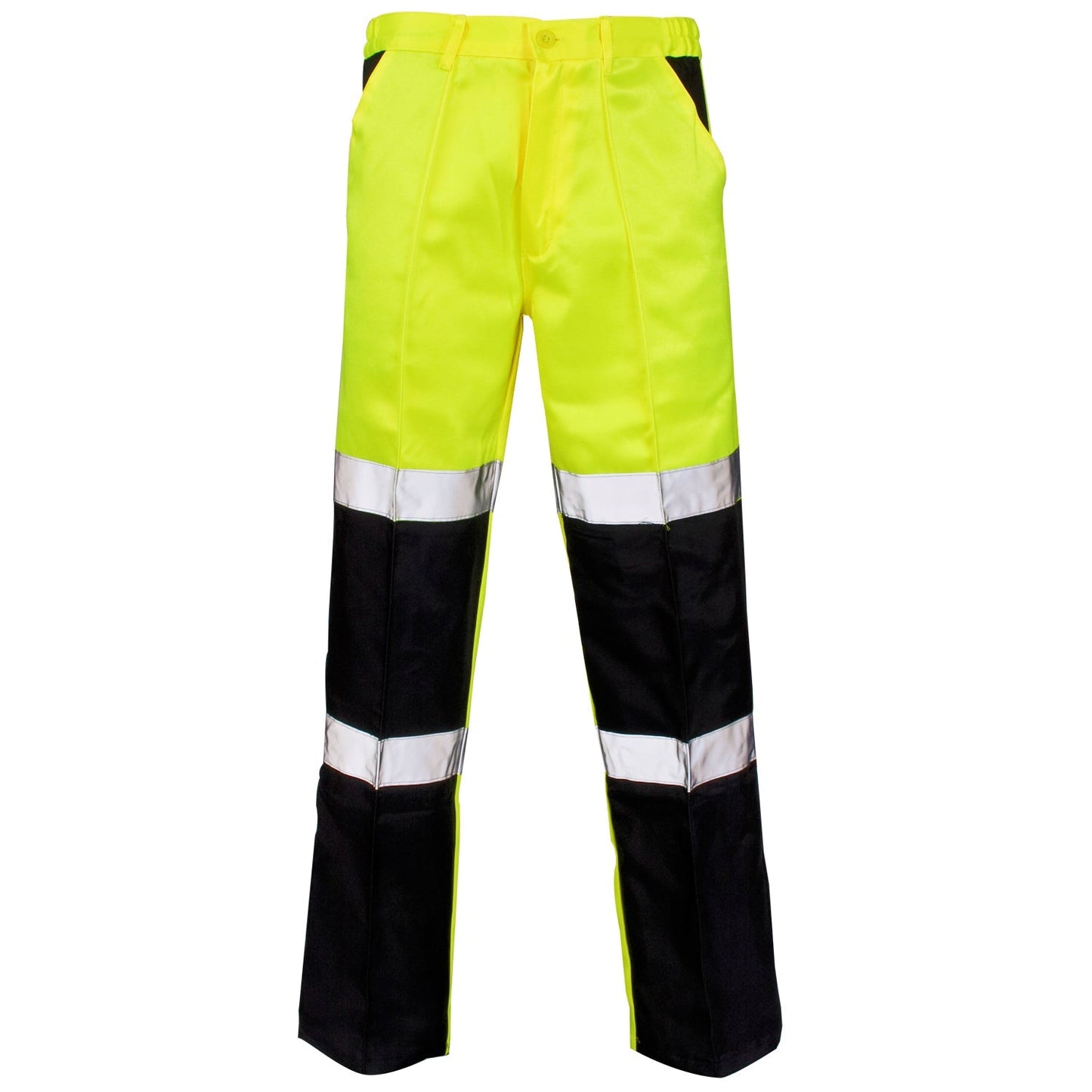 Supertouch Yellow Ballistic Trousers Regular Polycotton Reflective Workwear
